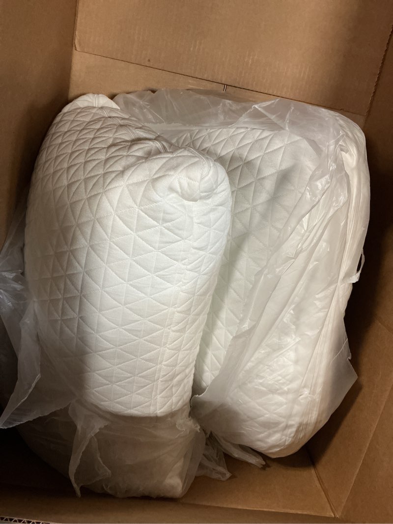 Condition photo showing Good Condition for keyoohome shredded memory foam pillows for sleeping,bed pillows standard size set of 2 pack cooling adjustable,good for side and back sleeper with washable removable cover white standard (pack of 2)