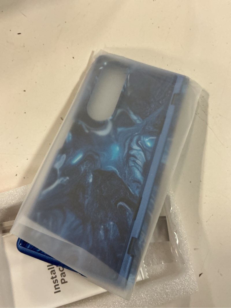 Condition photo showing New/Like New for gviewin for z fold 7 case with privacy screen protector [compatible with magsafe][built-in kickstand] magnetic full-body hinge protection slim phone case for samsung galaxy z fold 7, star abyss/blue star abyss/blue z fold 7 with privacy screen