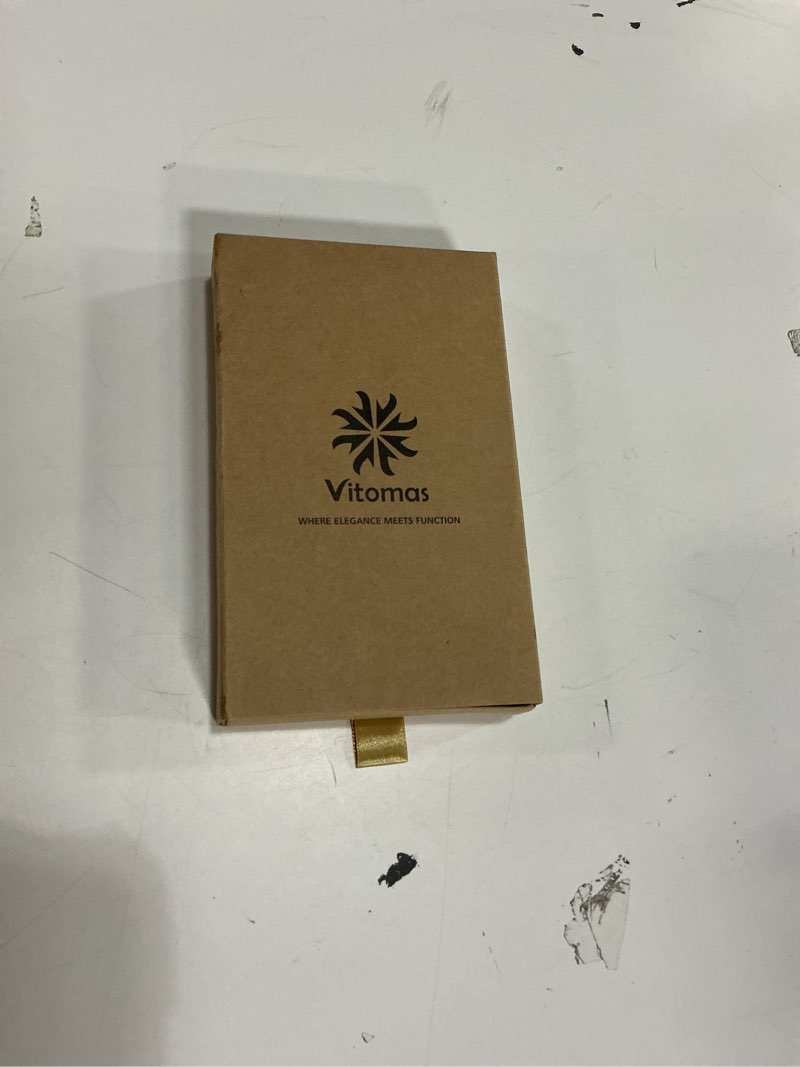 Condition photo showing New/Like New for Vitomas 2-in-1 Detachable Card Wallet Case, Compatible with iPhone 16 Plus Wallet Case – RFID Blocking PU Leather Wallet Case with Kickstand, Holds 7 Cards, Cash, and Coins - Retro Brown