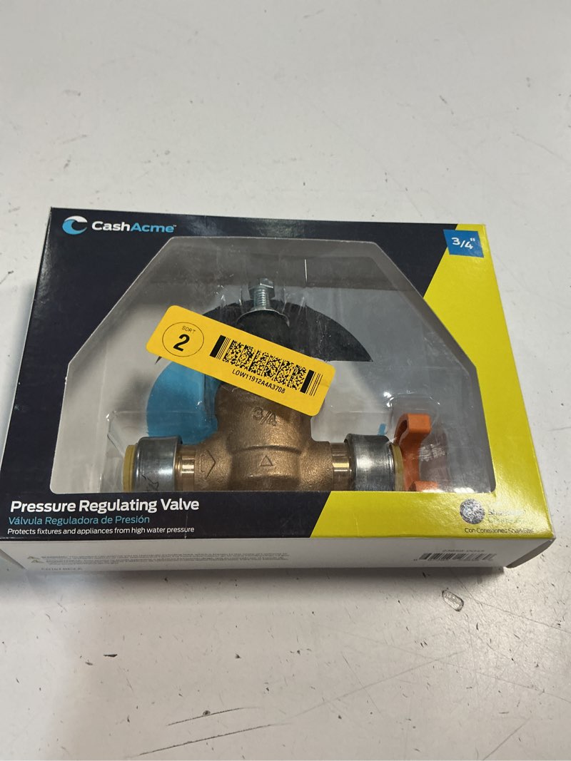 Condition photo showing New/Like New for 3/4 in. push-to-connect bronze eb-45 direct pressure regulator valve