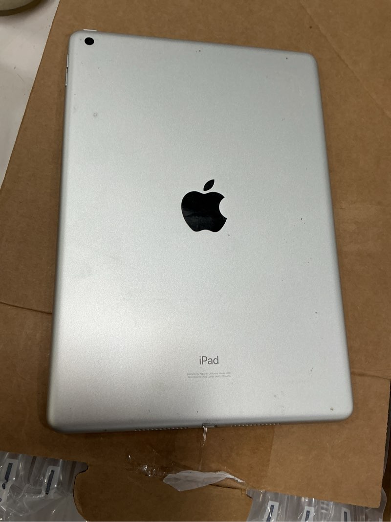 Condition photo showing As Is for apple 2019 ipad 7th gen (10.2-inch, wi-fi, 32gb) silver (renewed) wi-fi 32gb silver