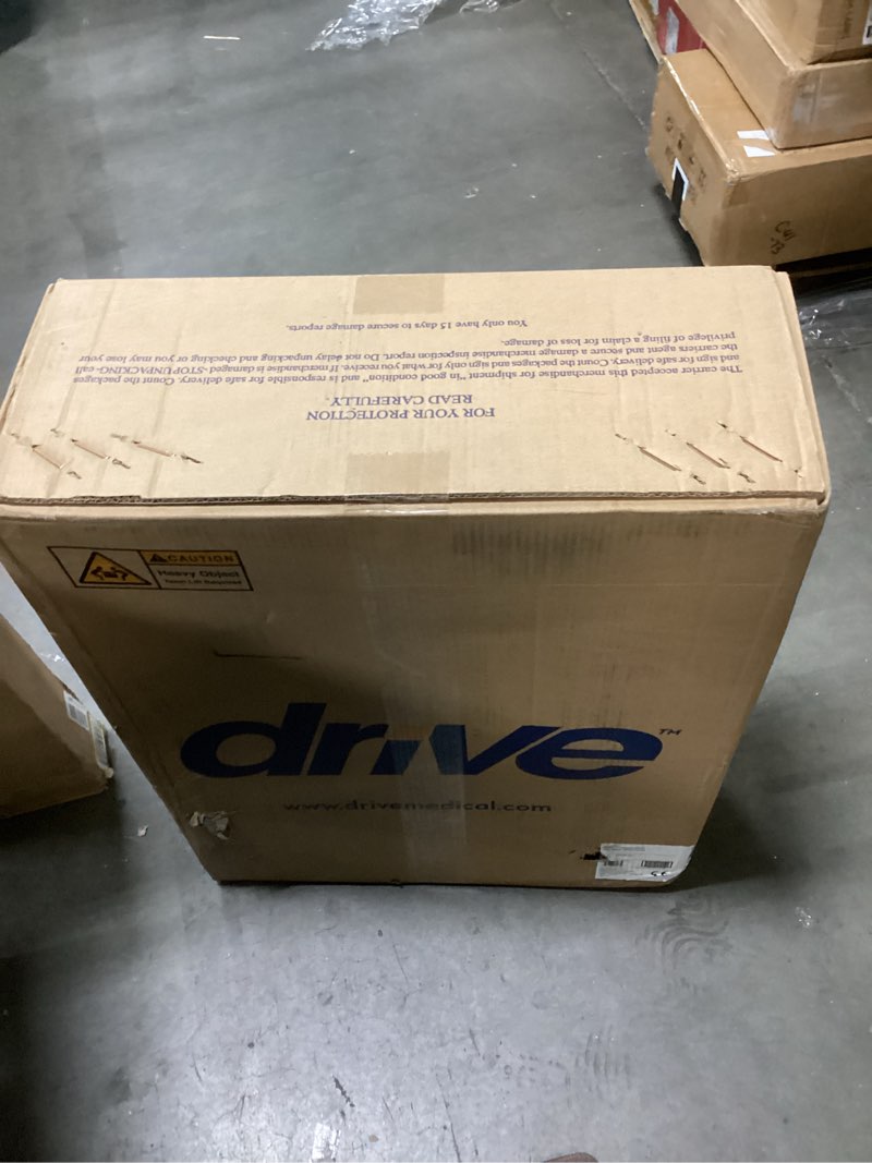 Condition photo showing New/Like New for Drive Medical TR37E-SV Lightweight Folding Transport Wheelchair with Swing-Away Footrest, Silver Silver Vein 1 Count (Pack of 1) Wheelchair