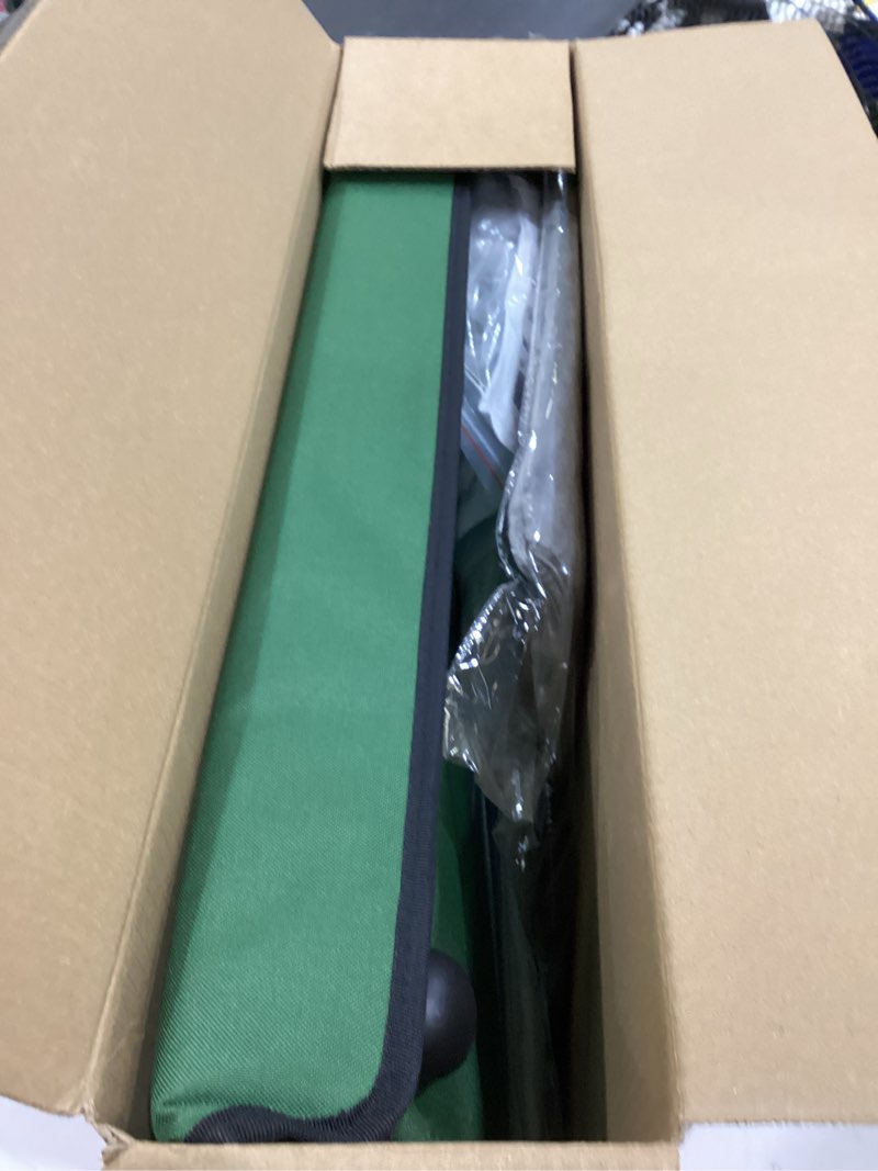 Condition photo showing New/Like New for weatherproof heated cat house for outdoor in winter, heated cat bed kitty shelter with cat heating pad, insulated & safe escape door, warm home for outside stray cat green 16"x26"x14"
