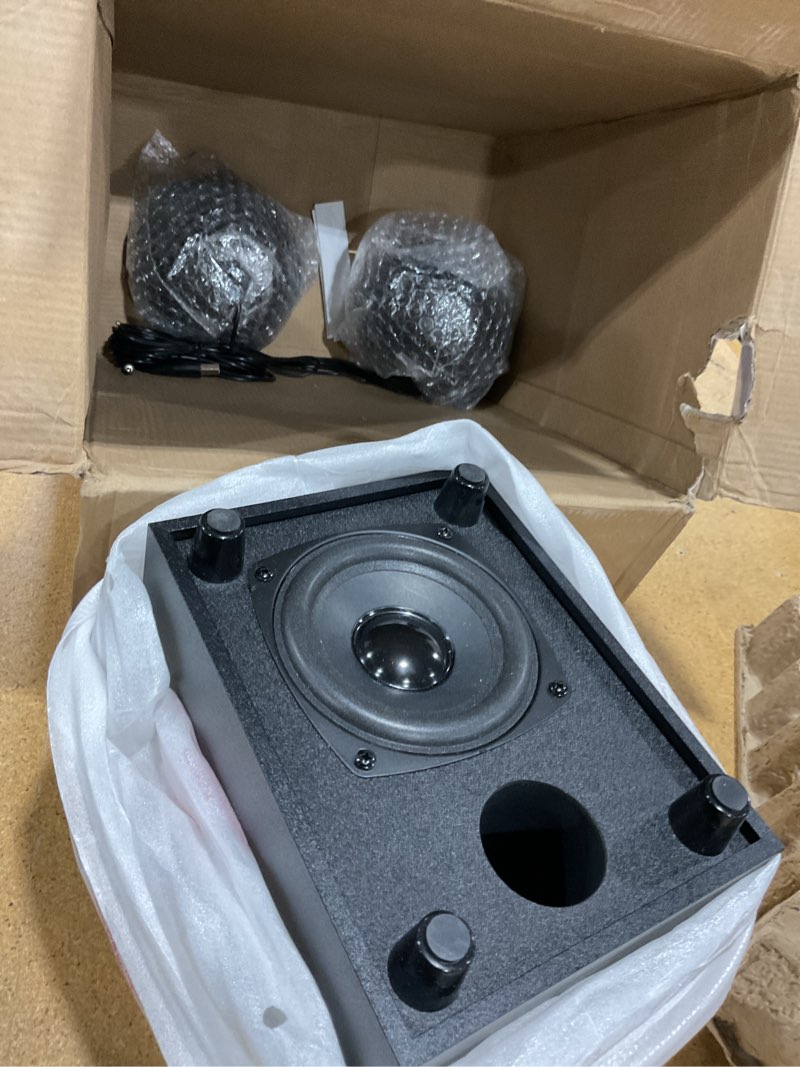 Condition photo showing Good Condition for creative pebble plus 2.1 usb-powered desktop speakers with powerful down-firing subwoofer and far-field drivers, up to 8w rms total power for computer pcs and laptops (black)