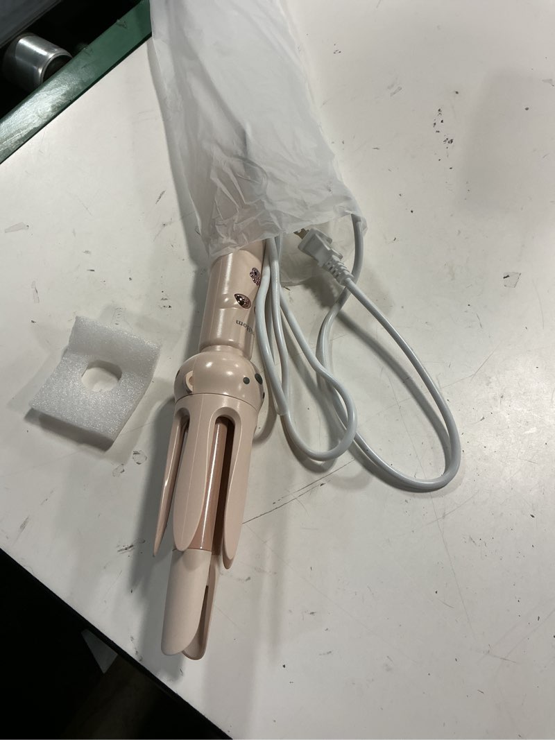 Condition photo showing Good Condition for pretihom automatic rotating curling iron - 1.1 inch (28mm) curling wand for beach waves, anti-scald, anti-tangle, ceramic coating, dual voltage, hair curler for women, all hair types