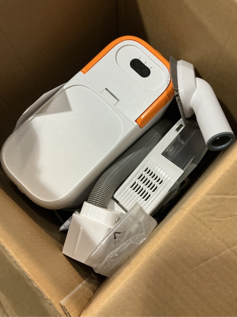 Condition photo showing As Is for Teendow D20S Max+ Robot Vacuum and Mop, 8000Pa Suction for Pet Hair, with Self-Emptying Dock and Pet Grooming Parts, 10 Weeks Hands-Free Cleaning, PreciSense LiDAR Navigation, App & Voice Control