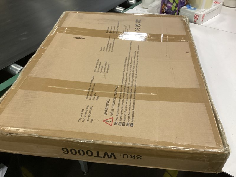 Condition photo showing New/Like New for Tiny Land Easel for Kids with 2 Drawing Paper Roll, Adjustable Kids Art Easel, Learning-Toy for 3,4,5,6,7,8 Years Old Boy & Girls, Wooden Chalkboard & Magnetic Whiteboard & Painting Paper Stand