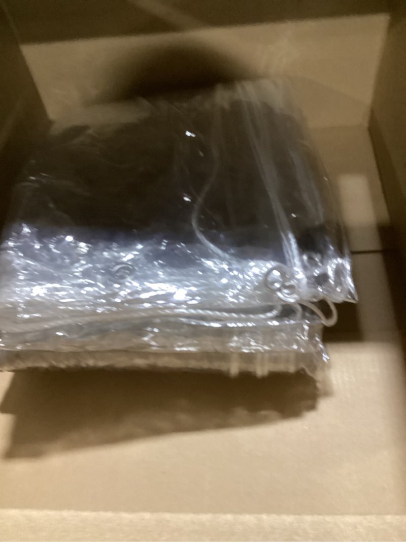 Clear Tarp with Grommets,8x16ft Transparent Heavy Duty Water Resistant Tarp Cover with Reinforced Ed