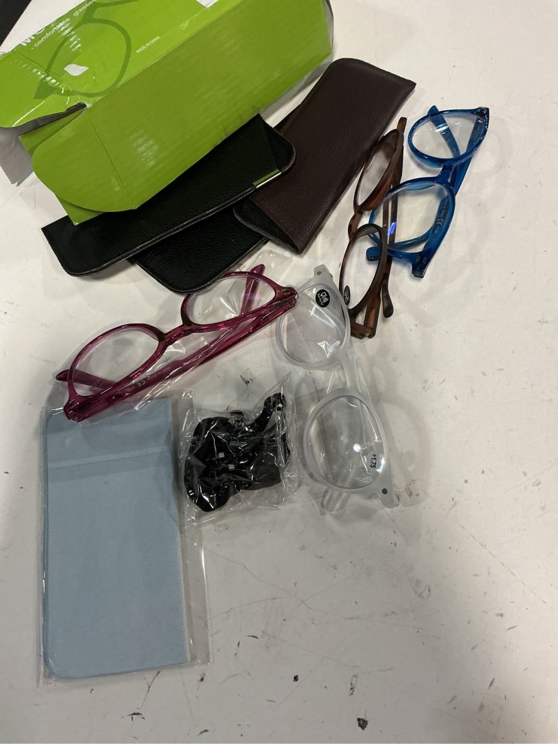 Condition photo showing item condition for SIGVAN 4 Pack Reading Glasses Spring Hinge Stylish Readers Black/Tortoise for Men and Women 4 Pack Mix 1.75 x