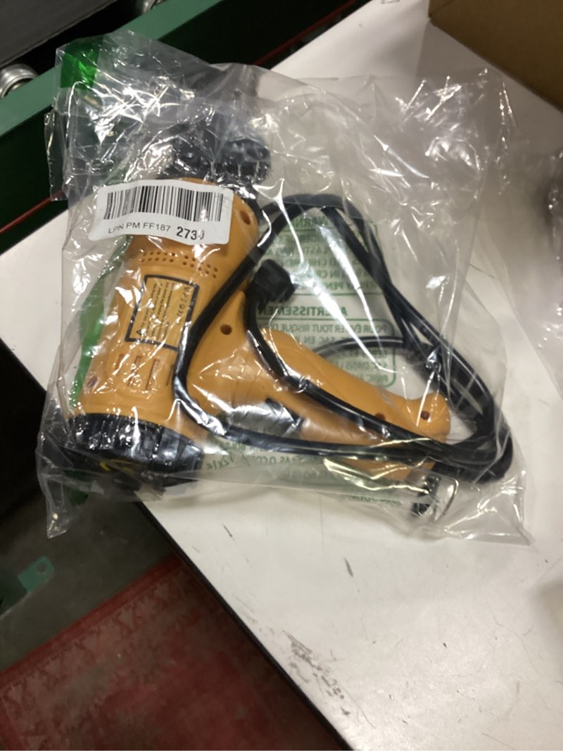 Condition photo showing As Is for SEEKONE Heat Gun 1800W 122?-1202??50?- 650??Fast Heating Heavy Duty Hot Air Gun Kit Variable Temperature Control Overheat Protection with 4 Nozzles for Crafts, Shrinking PVC, Stripping Paint(5.2FT)