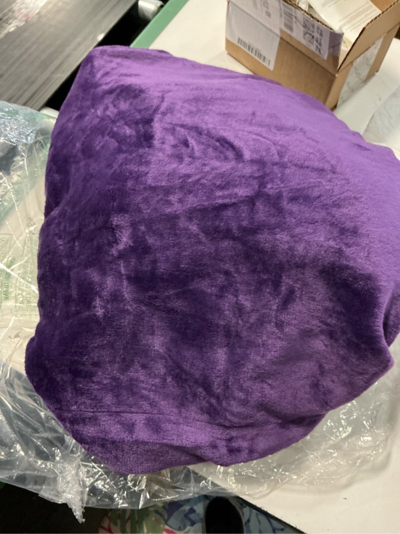 Condition photo showing Good Condition for artfasion womens long fleece robe - warm soft floor length flannel bathrobes for winter thicker long house coat with pockets xx-large-3x-large purple