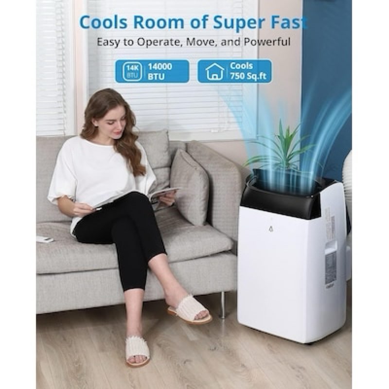 portable air conditioner cf14 14000 btu/*a ashrae 128-2001 test standard customer return 2d 9200 ???/?** standard