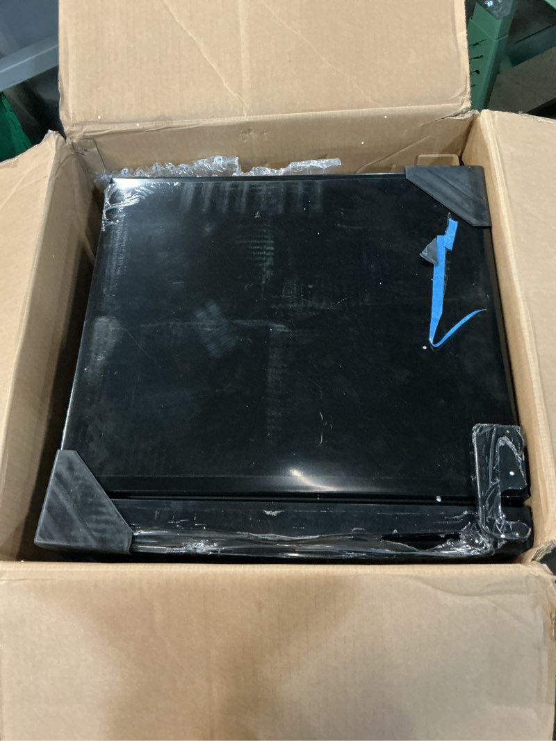 Condition photo showing Good Condition for sweetcrispy 3.2 cu.ft mini fridge with freezer small refrigerator single door adjustable thermostat energy-efficient low noise, compact fridge for bedroom, office, dorm (black) black one door