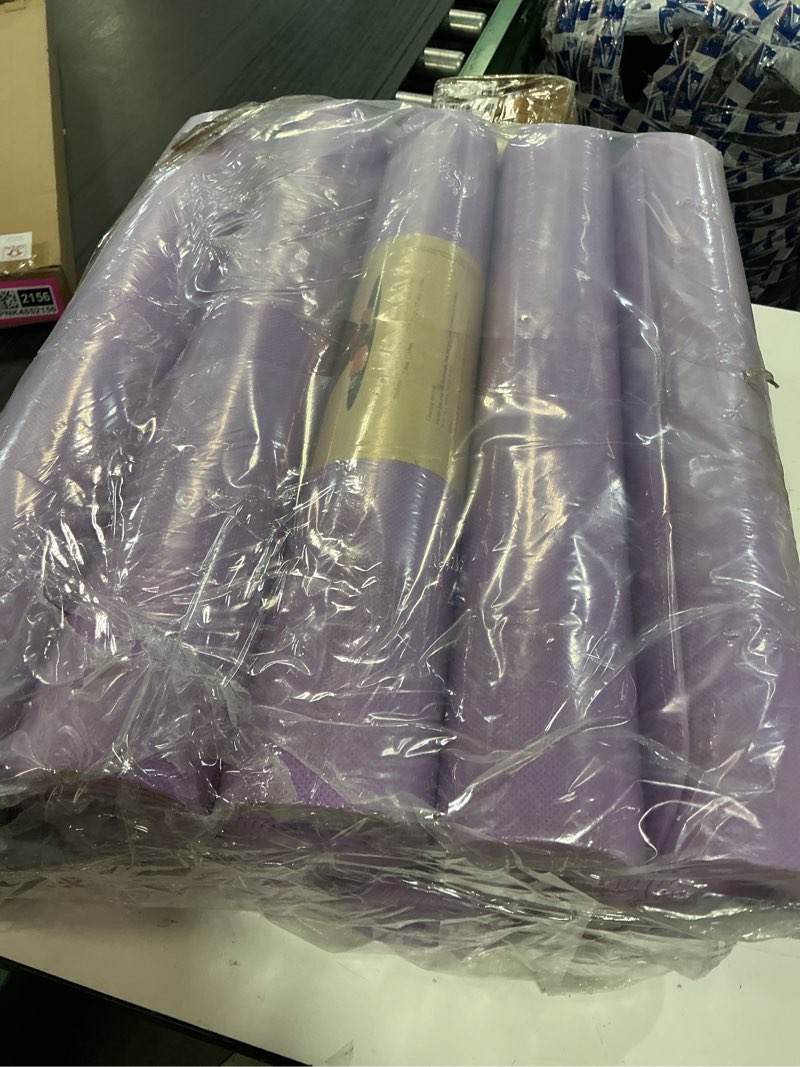 Condition photo showing New/Like New for 10 pack yoga mats bulk, 68'' x 24'' x 4mm thick yoga mats for kids and adult gym mats bundle latex free exercise mats with non slip texture for outdoor yoga, pilates or workout purple