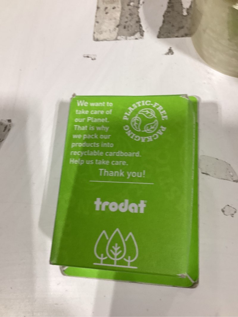 Condition photo showing New/Like New for trodat printy 4912 self inking do it yourself (diy) 4 line personalized custom message or address stamp kit with black ink, impression size: 3/4” x 1-7/8” inch (green) pastel green