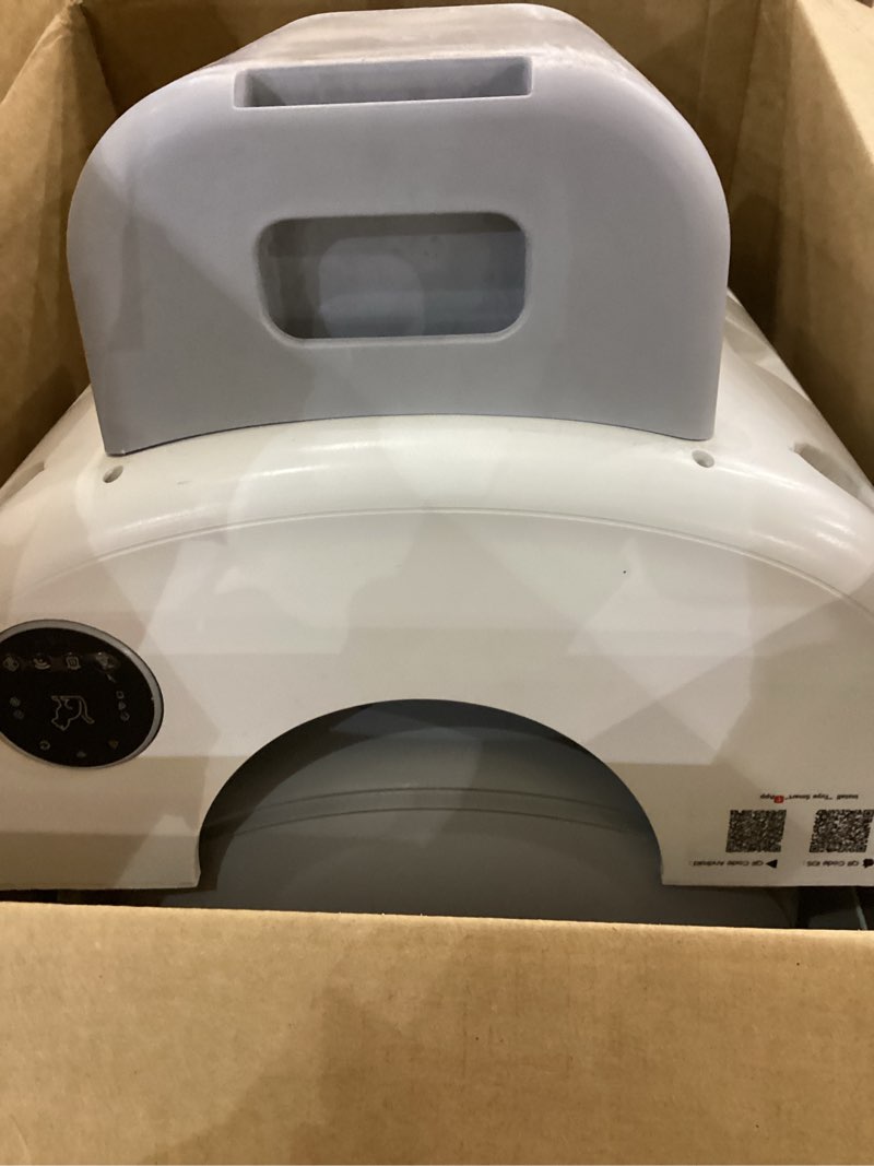 Condition photo showing As Is for Self Cleaning Litter Box/Revamped-S7, Extra Large 110L Automatic Litter Box, App Control Robot, Electric Cat Litter-Boxes, Odor-Free, Multi-Cat, Liner & Litter Mat & Fragrance Box