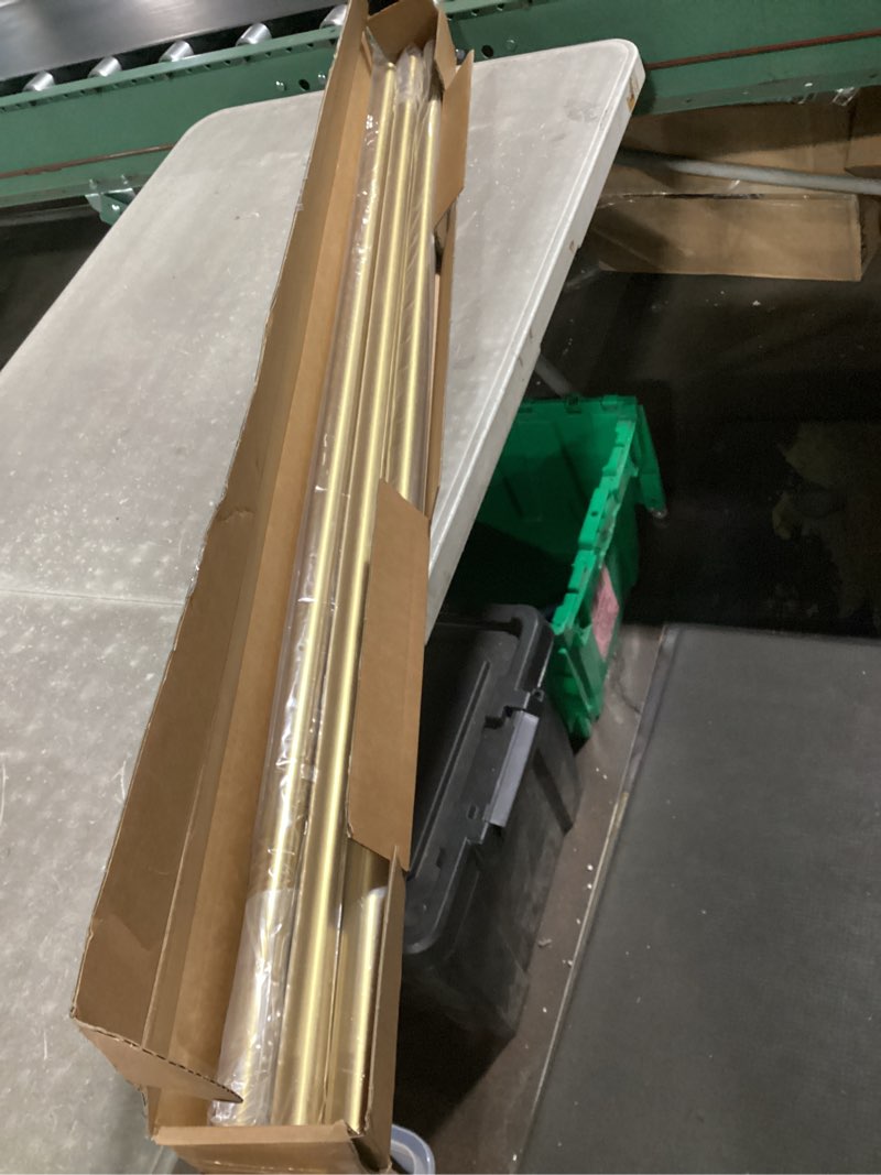 blasthome® non-adjustable luxury extra long curtain rod, 1 ¼” rod set, 13 foot fixed length (three r