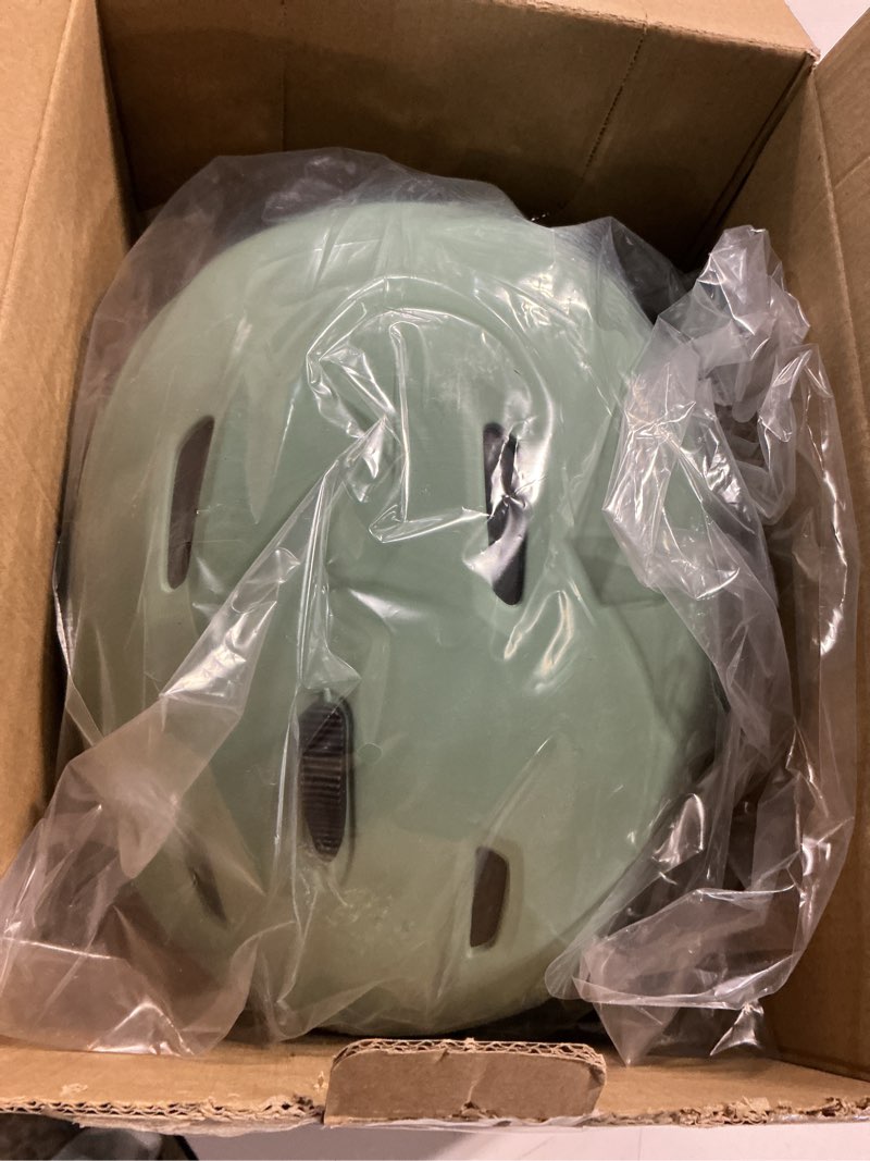 Condition photo showing Good Condition for Retrospec Zephyr Ski Helmet - Snowboard Helmet for Adults & Youth with Adjustable Fit, 9 Breathable Vents, Removable Washable Earmuffs - Snow Sports Helmet for Men & Women Matte Sage Medium