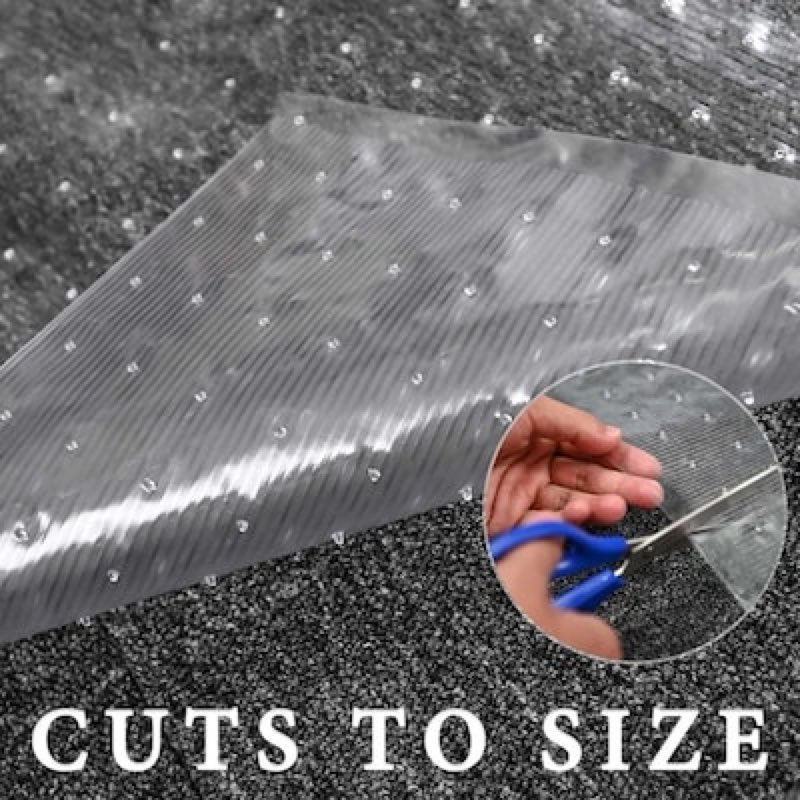 project source 27-in x 144-in clear non-slip grip indoor runner mat item #5975667 | model #r24144
