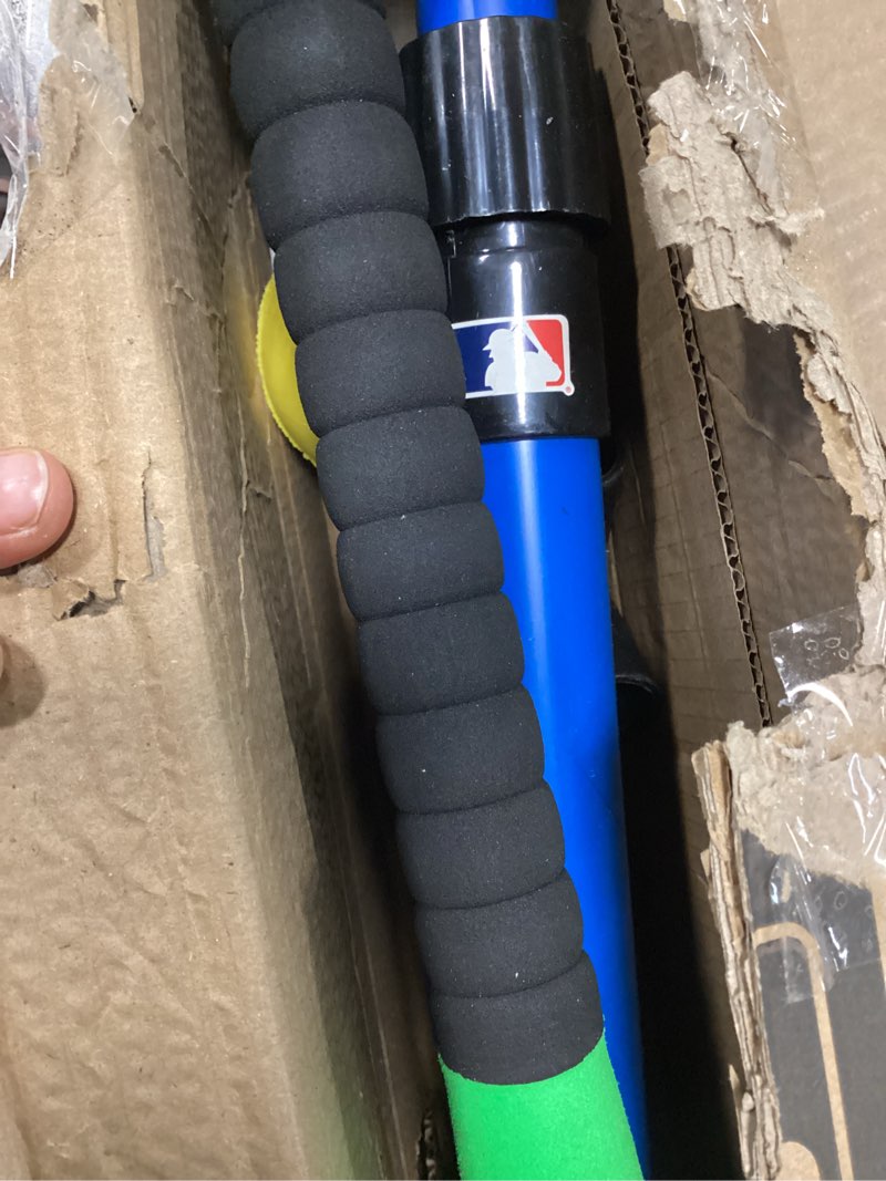 Condition photo showing Good Condition for Franklin Sports Youth Batting Tee - Adjustable Height Plastic Training Tee for Kids + Toddlers - 23" to 33" Inches XT Batting Tee – Blue