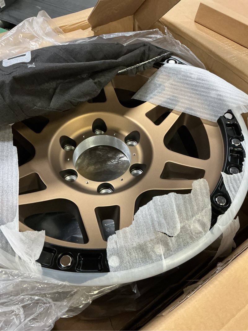 Condition photo showing Good Condition for Method Race Wheels 312 Method Bronze/Black Street Loc 17x8.5" 6x5.5", 0mm offset 4.75" Backspace, MR31278560900 17x8.5 inches, 6x5.5, 0/4.75" Method Bronze/Black Street Loc