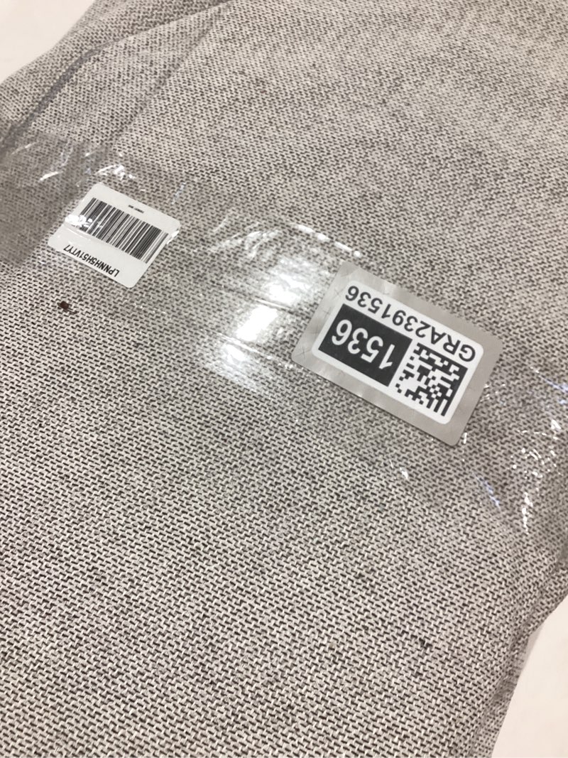 Condition photo showing New/Like New for GarveeHome Washable Rug 8x10 Living Room Rugs, Modern Neutral Bordered Rug for Dining Room Solid Non Slip Low Pile Pet Friendly Large Carpet for Farmhouse Apartment Bedroom Dorm Blue Blue Border 8' x 10' (Rectangular)