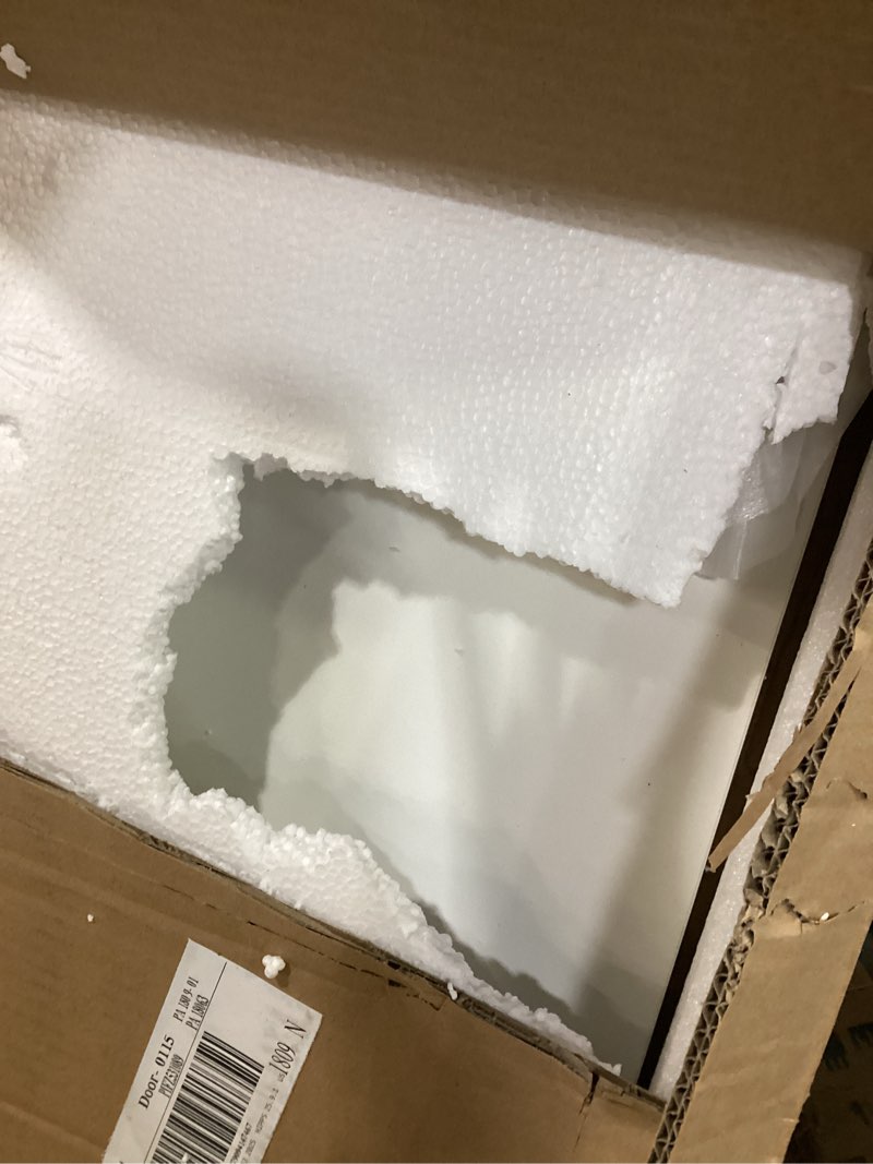 Condition photo showing Good Condition for 2-Tier Washer and Dryer Countertop with 2.75" H Guard,54" W x 27.5" D Laundry Countertop Cover with Non-Slip Pad,Large Space Laundry Topper for Folding Clothes Over Washer and Dryer-White White 2 Tiers-54"Wx27.5"Dx12"H