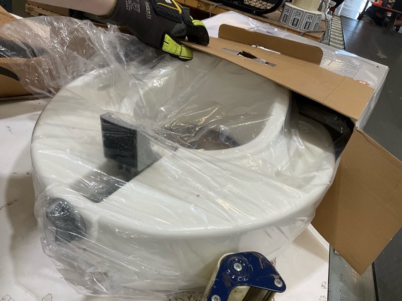 Condition photo showing Good Condition for medline 5" raised toilet seat with lock, no arms, white, 400 lb capacity - easy installation - elderly & disabled bathroom aid