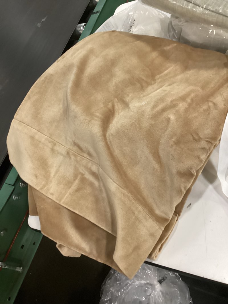 Condition photo showing Good Condition for quince  single curtain panel camel 48 in x 96 in