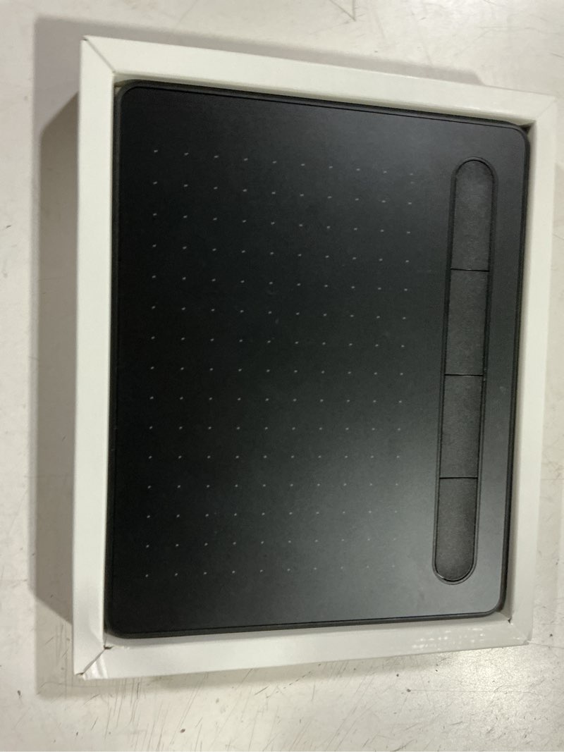 Condition photo showing Good Condition for wacom intuos small graphics drawing tablet, includes training & software; 4 customizable expresskeys compatible with chromebook mac android & windows, black small, wired