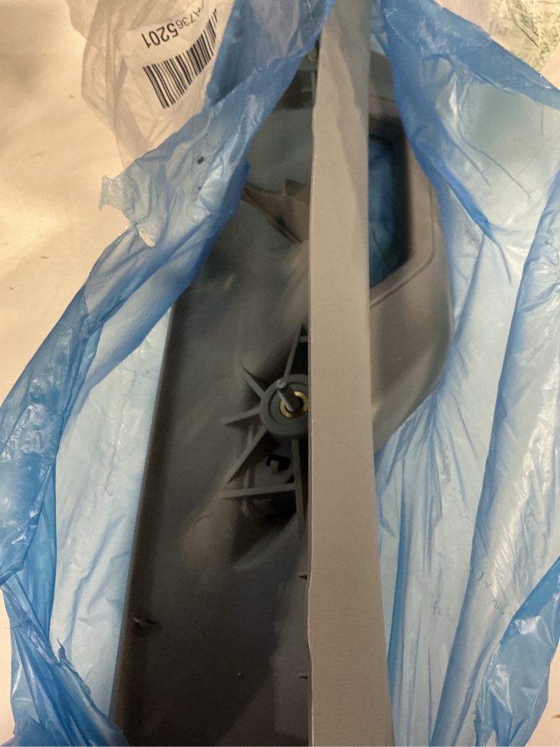 Condition photo showing Good Condition for a pillar handle (left side) compatible with 2014-2018 chevy silverado 1500 or gmc sierra - driver side grab handle interior trim, assist handle shale (gray)
