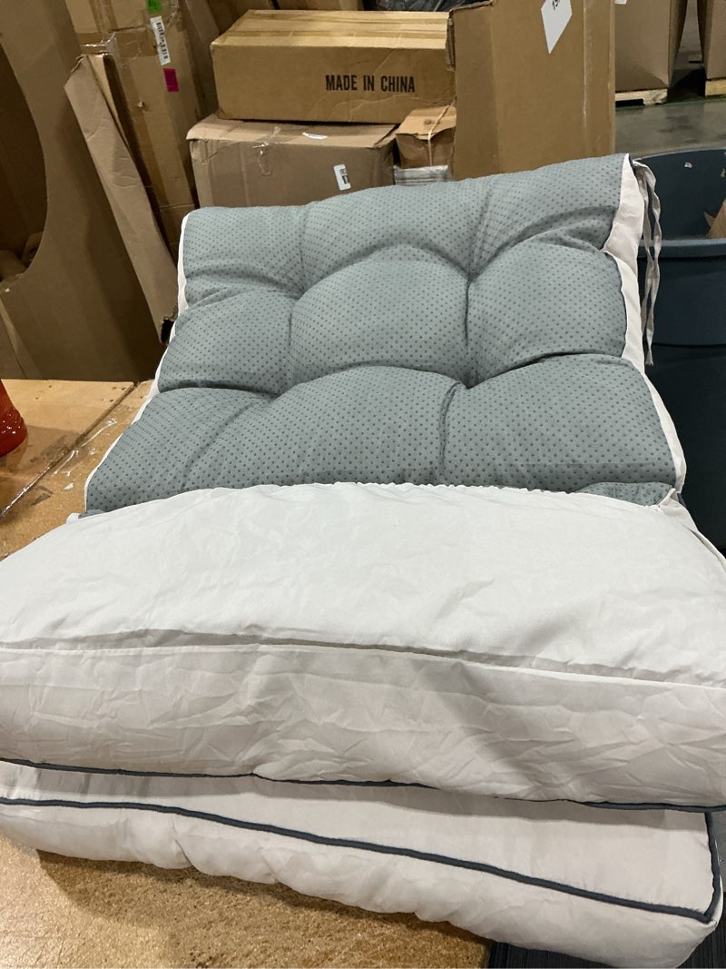 Condition photo showing Good Condition for outdoor chaise lounge chair cushion, memory foam lounge chair cushions replacement for outdoor unknown size
