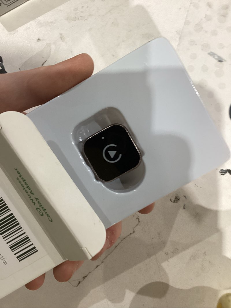 Condition photo showing As Is for Wireless CarPlay Adapter 2026 Upgrade - Small Size, Fast Stable Connection, Plug-and-Play for iPhone iOS & Android Devices