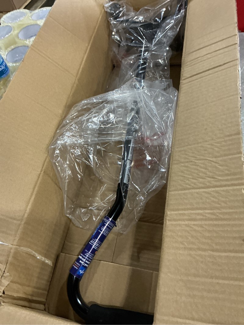 Condition photo showing Good Condition for medline aluminum quad cane with small base, 300 lb capacity, for balance, knee injuries, leg surgery recovery & mobility, portable, sturdy walking aid for seniors & adults