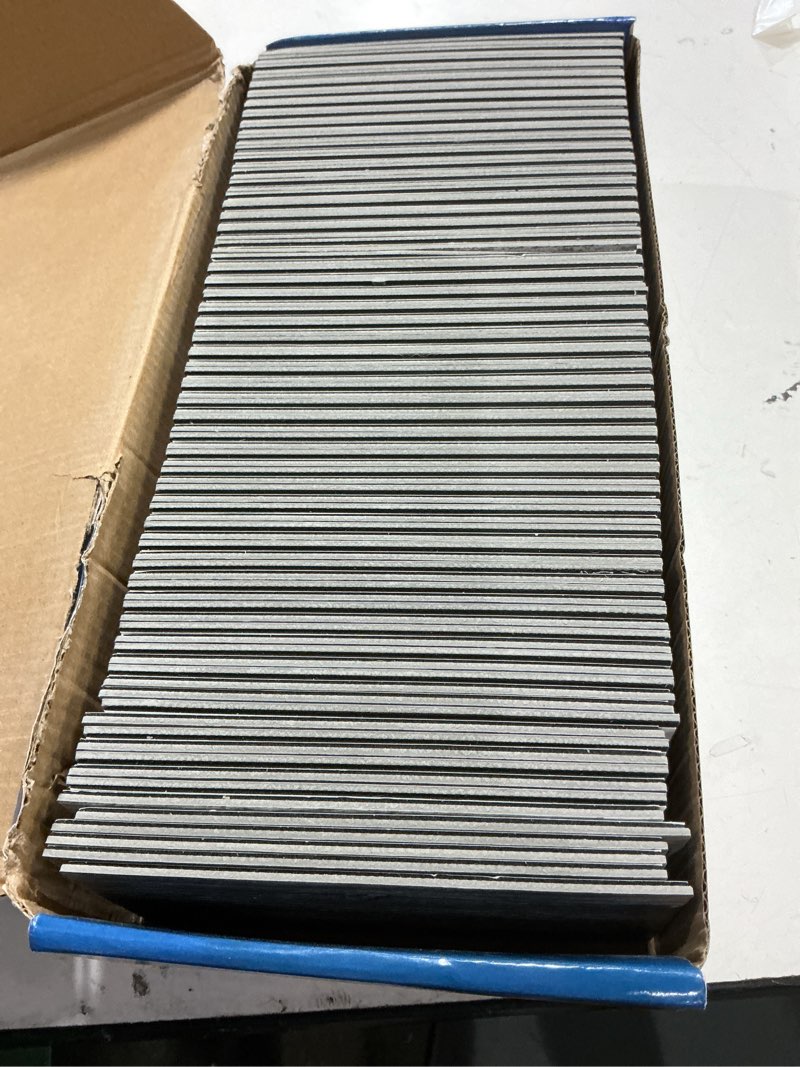 Condition photo showing New/Like New for art3d 102-piece peel and stick tile backsplash for kitchen bathroom, 3in. x 6in. stick on subway tile distressed wood plank 3" x 6“ distressed silvery moon 102
