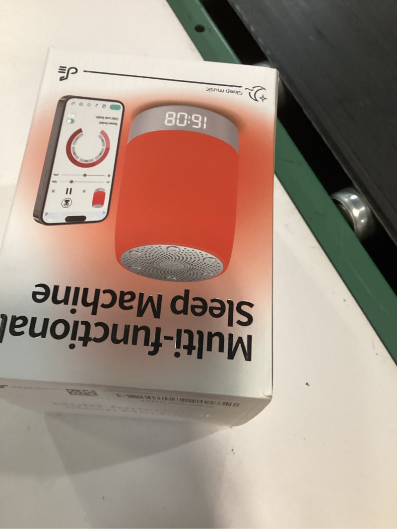 Condition photo showing Good Condition for smart red light therapy lamp & sleep sound machine for bedroom with alarm clock, 32 white noises sound machine, night light with app control, 5-level red light (620–690nm), 2600mah battery?large?