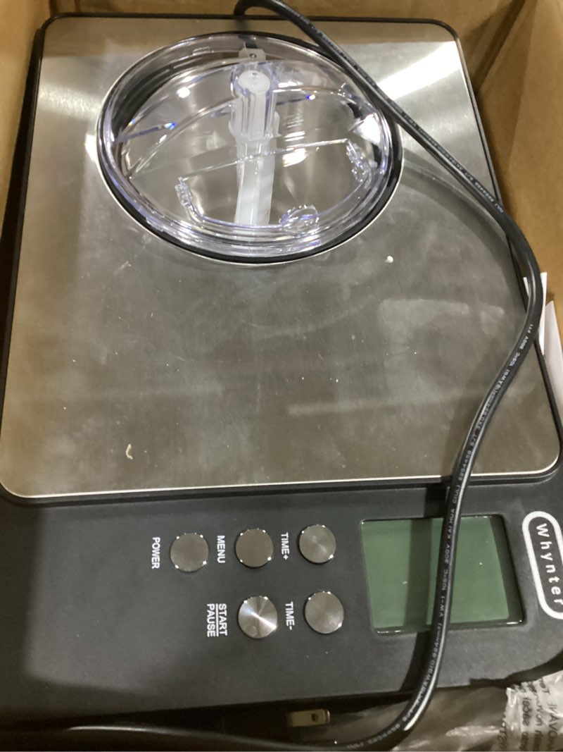 Condition photo showing Good Condition for whynter 2 quart capacity ice cream maker yogurt incubator  stainless steel bowl