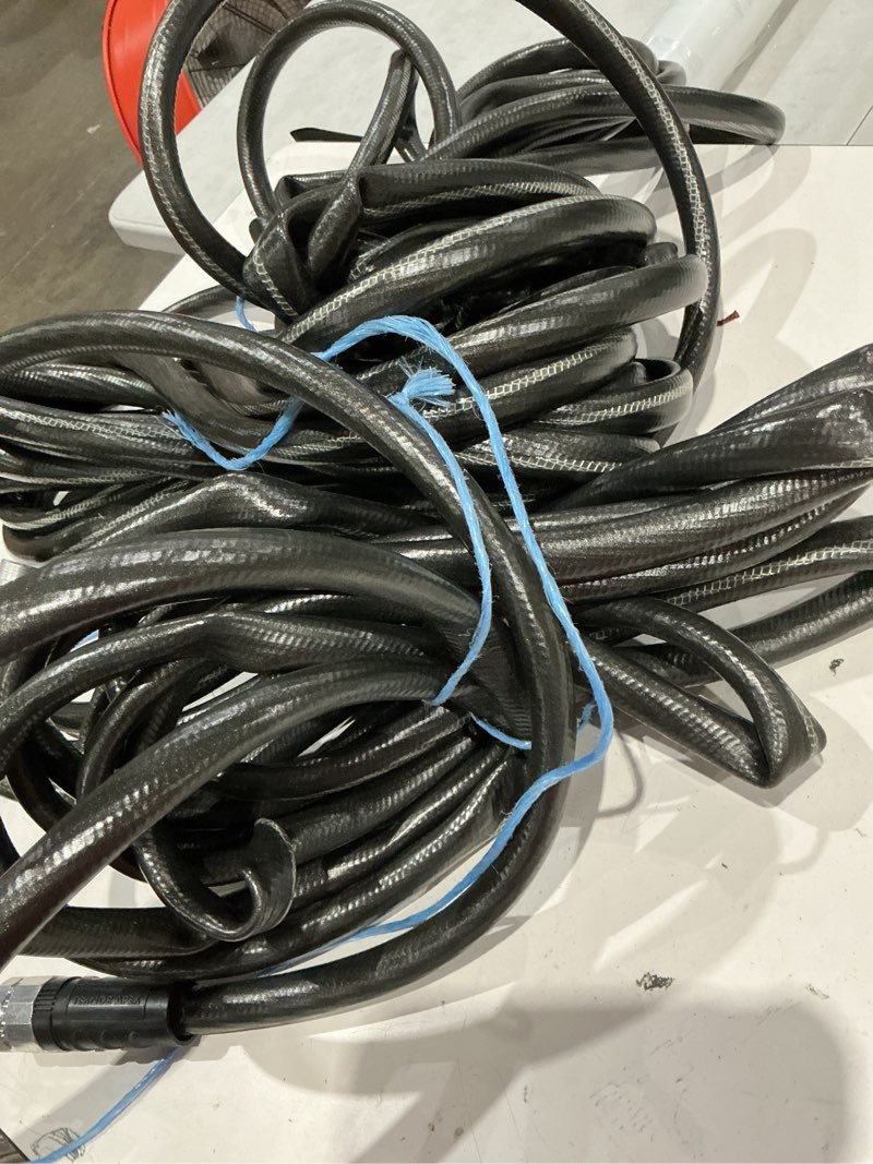 Condition photo showing Good Condition for flexon water hose rubber/vinyl 50' 3/4in contractor long