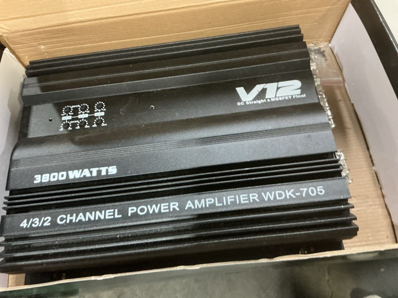 Condition photo showing Good Condition for yaeccc 4 channel high power amplifier - slim stereo 4 channel car audio stereo amplifier amp 4ohm