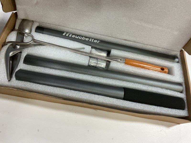 Condition photo showing New/Like New for Weed Puller, Stand up Weed Puller Tool with 52" Metal Long Handle, 4 Stainless Steel Claws Design, Easily Remove Weeds Without Bending, Pulling, or Kneeling.