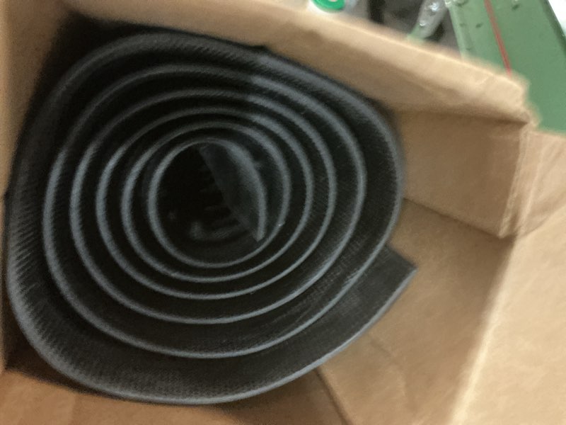 Condition photo showing Good Condition for Color&Geometry Large Front Door Mat Outside Entrance, Heavy Duty Non Slip Low Profile Doormat for Entryway, Trap Dirt and Moisture Welcome Mats All-Weather, Easy Clean, Patio, Garage, 48"x72" Black Black 4' x 6' (Rectangular)