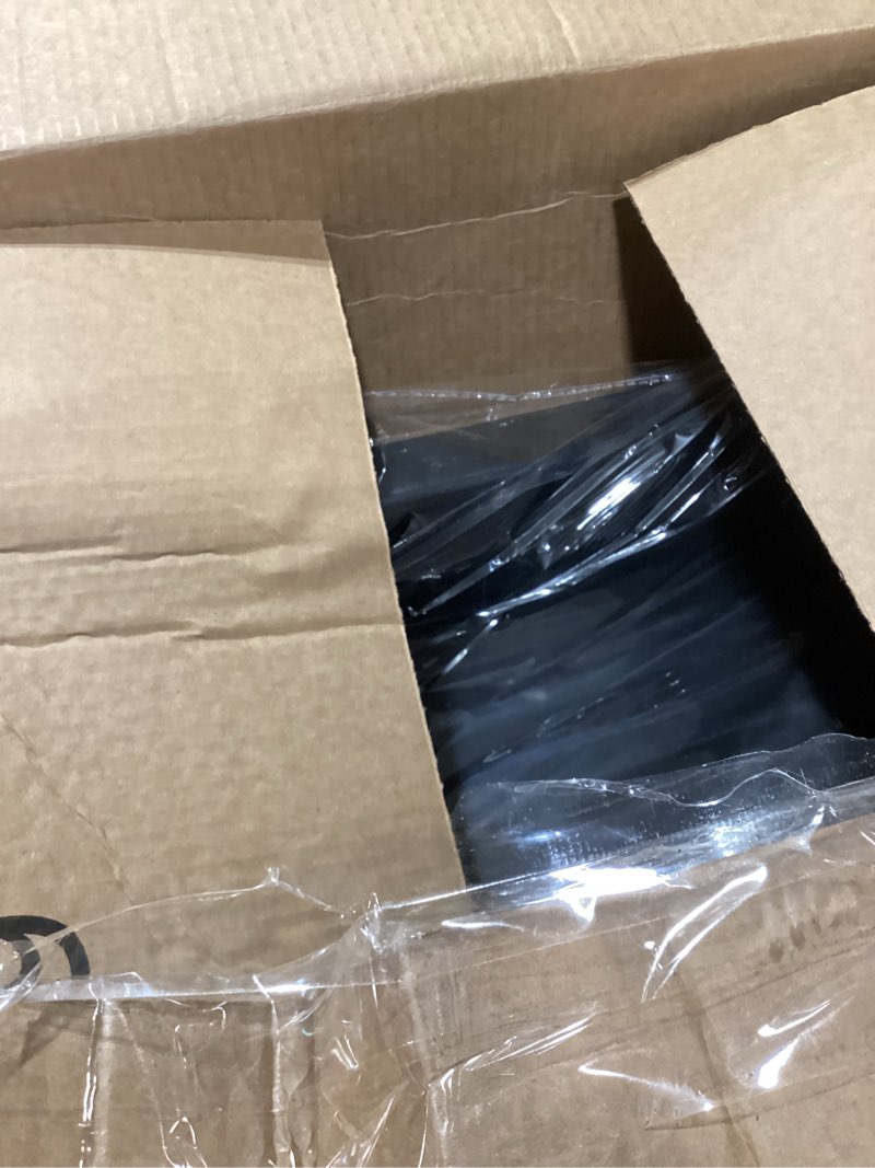 Condition photo showing Good Condition for 1 pack extra large dog litter box pan tray (abs material), low entry jumbo senior litter boxes for multiple kitten big cats, pet safe indoor dog potty (black, 24" l x 20" w) large (pack of 1) black