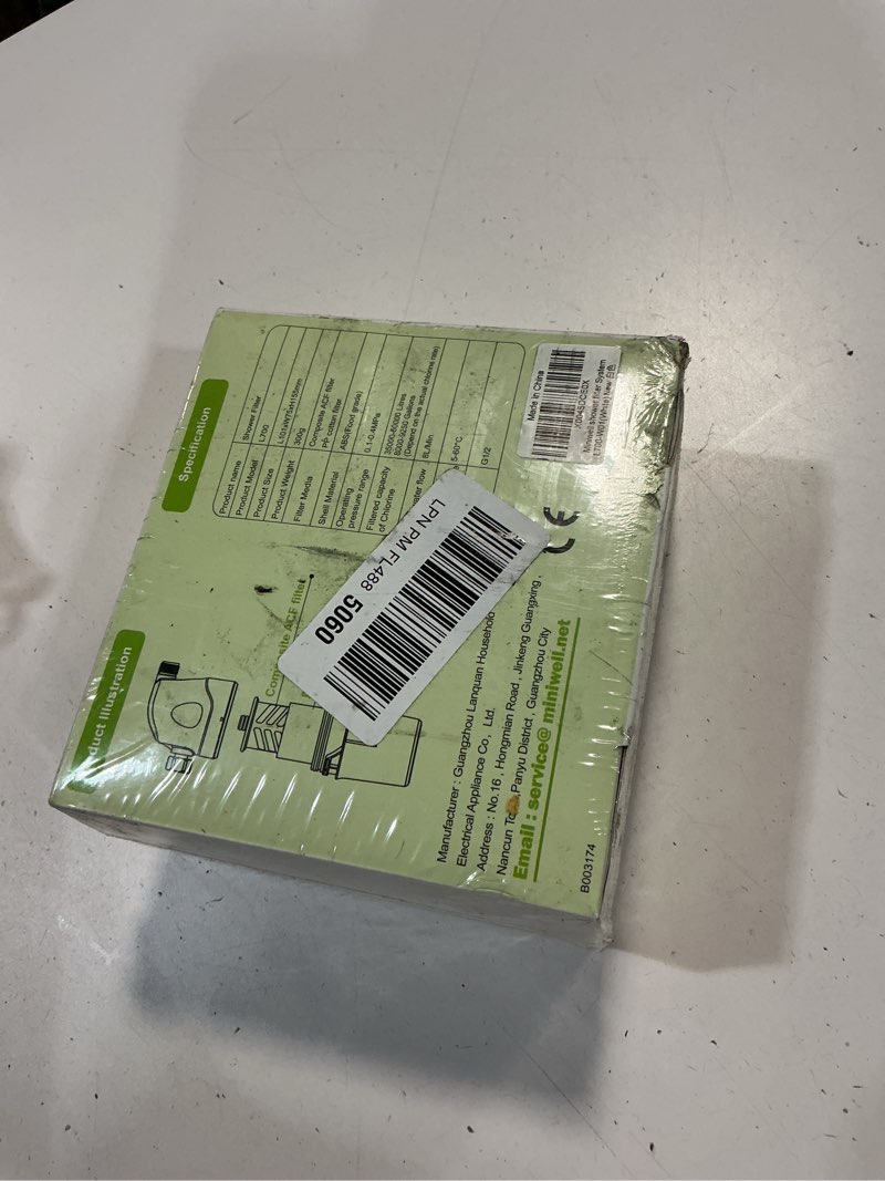 Condition photo showing New/Like New for miniwell shower filter system - purify water, reduce hard water and chlorine, soften skin and hair | bathroom filter for contaminants (white)