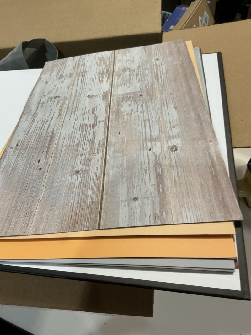 Condition photo showing Good Condition for 6PCS 12Patterns Photography Background Paper Wood Waterproof Food Photo Backdrop Double Sided 22X35 in, BEIYANG All Pack