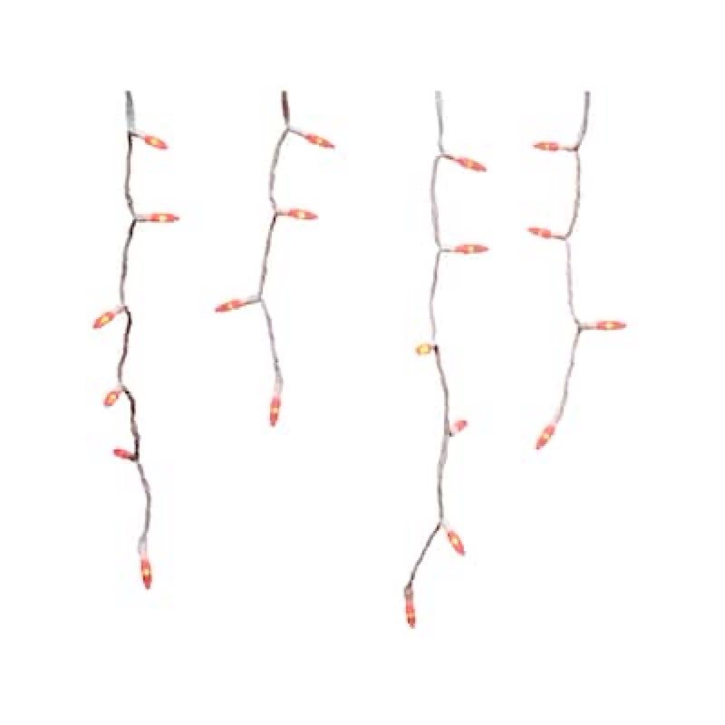 ge color effects 150 -count color-changing led plug-in christmas icicle lights