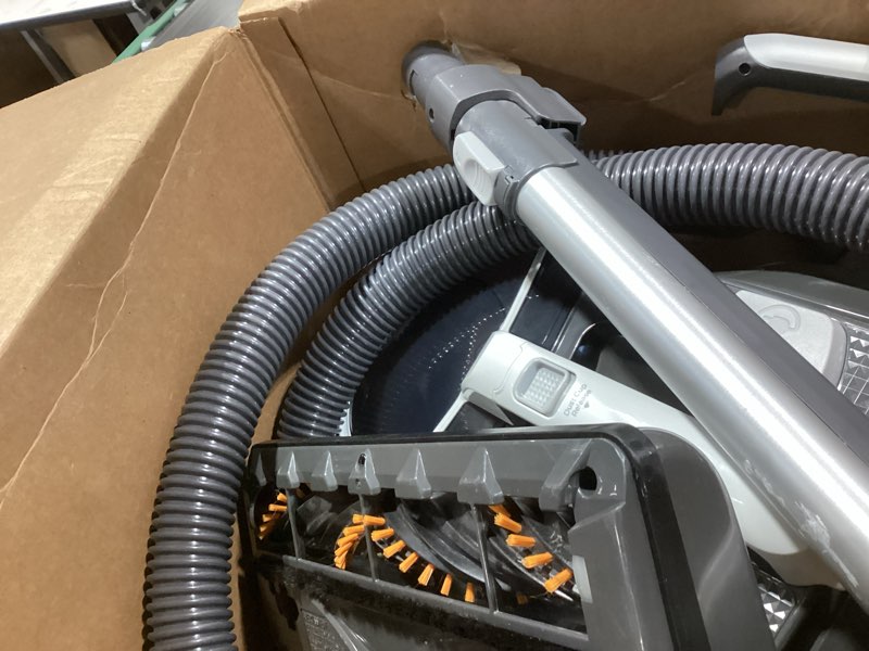 Condition photo showing As Is for Kenmore DC5070.01 Upgrade 500 Series Bagless Canister Vacuum with Hair Eliminator Brushroll?2-Motor Cyclonic Technology, HEPA Filtration & 24' Auto Cord Rewind for Pet, Carpets, Hard Floors, Stairs Hair Eliminator Bagless Canister