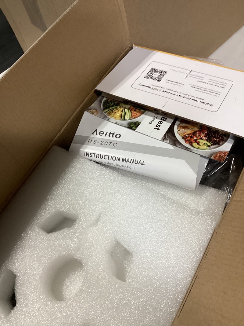 Condition photo showing New/Like New for aeitto blenders for kitchen 1800w professional countertop blender, 68oz large capacity smoothie blender with 3 programs & 7 speeds for smoothies, ice crush, frozen drinks, black black 68oz