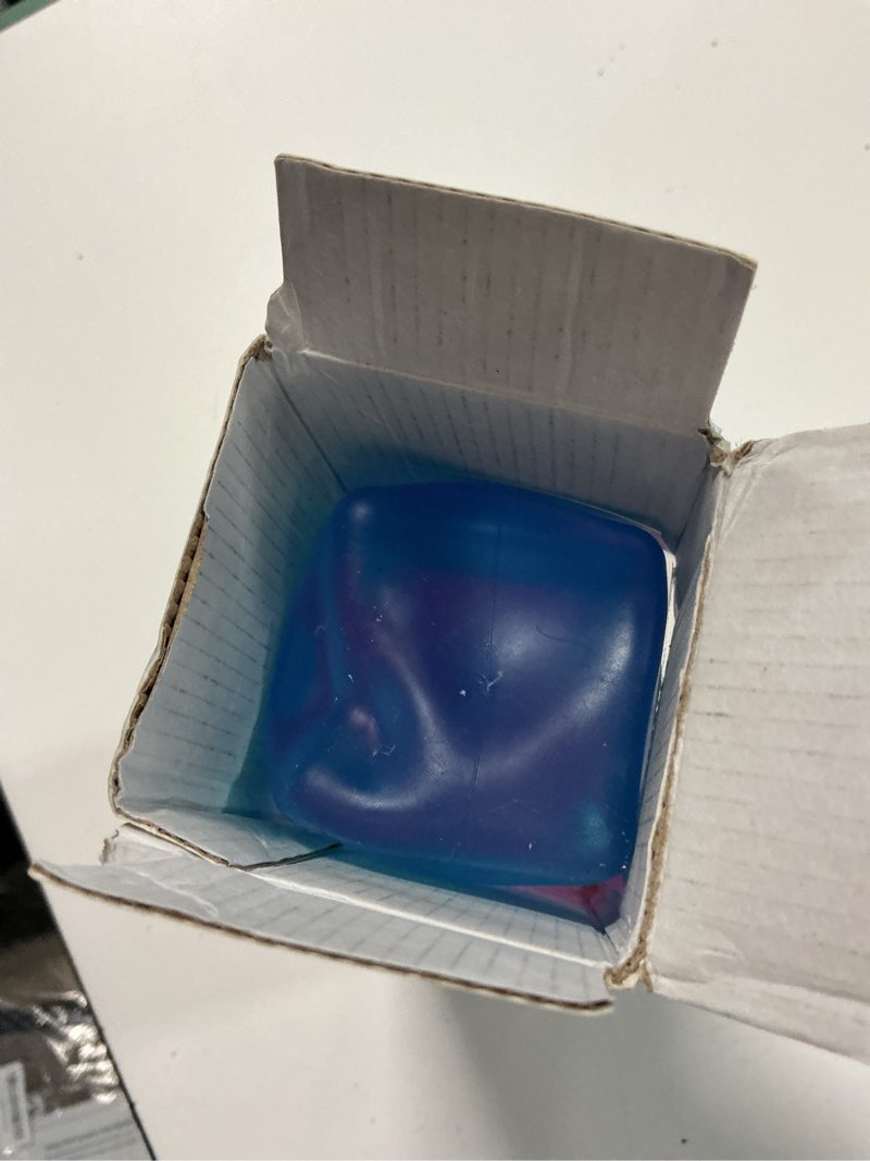Condition photo showing Good Condition for 3pack stress cube squishy stress balls for adults kids fidget toy for your best mellow and chill -ice cubes-square shape with filling in pink purple blue (3pcs cube ) 3pcs cube squishy toy