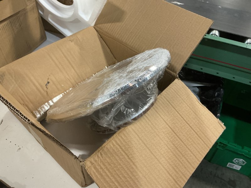 Condition photo showing New/Like New for kootek aluminium alloy revolving cake stand 12 inch rotating cake turntable for cake, cupcake decorating supplies silver