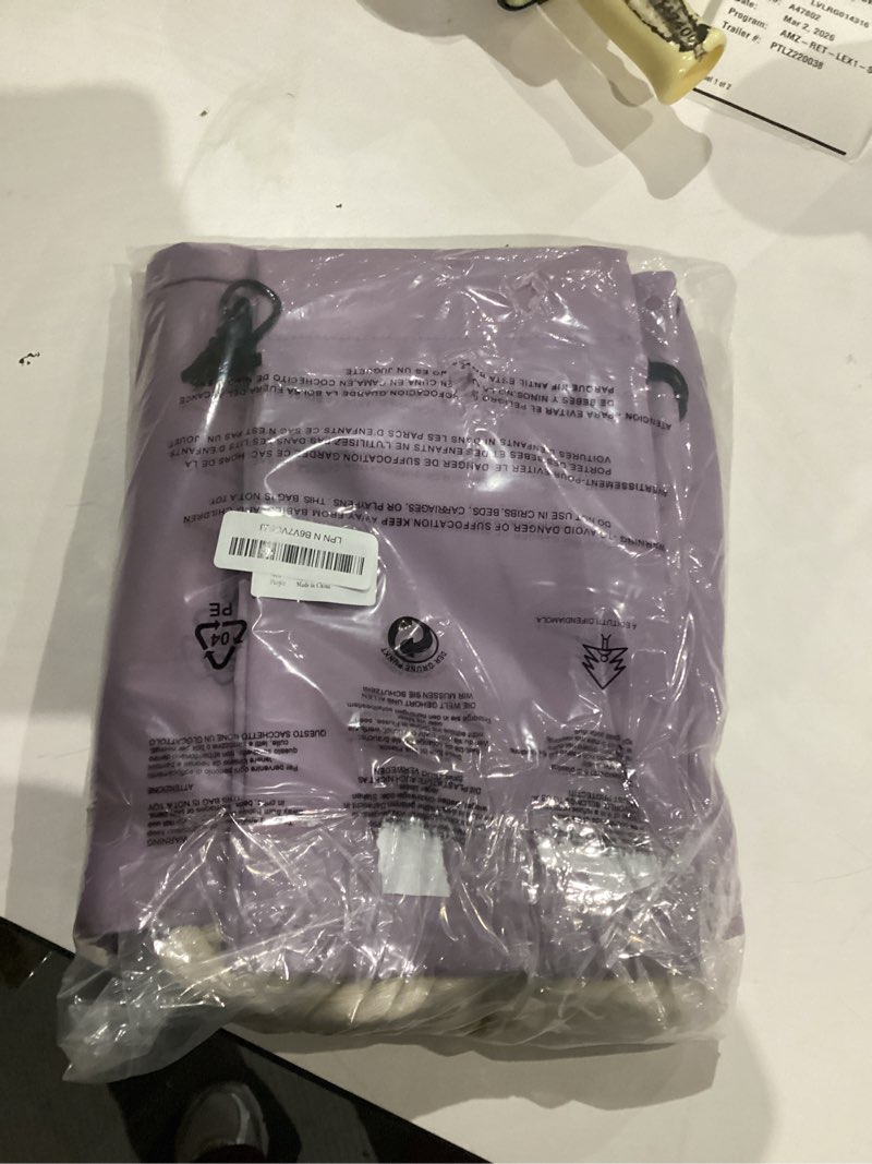 Condition photo showing Good Condition for empty mahjong bag(purple) for american mahjong set with tiles and racks bag